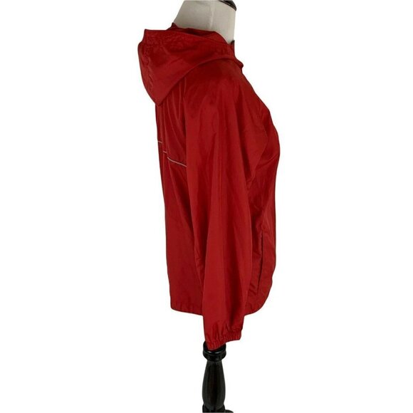 Columbia Children's Size 10/12 Windbreaker with Hoodie Omni-Shield Red - Picture 3 of 5